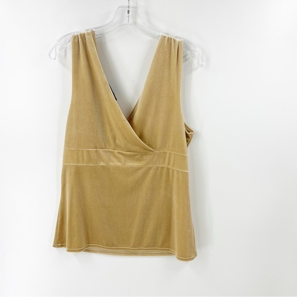 ✅ NWT INC INTERNATIONAL CONCEPTS GOLD VELVET TANK SIZE X-LARGE - Picture 4 of 4